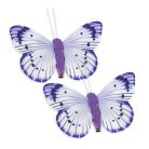 Kerti dekoráció - pillangó - 10 cm - csipeszes - 2 db / csomag