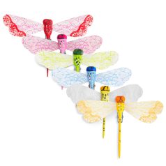   Kerti dekoráció - szitakötő - 12 cm - 6 féle - 2 db / csomag