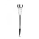 Leszúrható szolár lámpa - hidegfehér - 7,5 x 28 (+10) cm