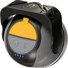 Újratölthető LED-es kültéri lámpa OLI 310 AB Bluetooth® hangszóróval (Kempinglámpa mágnessel és kampóval / Lakókocsi kültéri lámpa hangszóróval 1x 3W, újratölthető és USB tápegységgel)