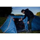 Újratölthető LED-es kültéri lámpa OLI 310 AB Bluetooth® hangszóróval (Kempinglámpa mágnessel és kampóval / Lakókocsi kültéri lámpa hangszóróval 1x 3W, újratölthető és USB tápegységgel)