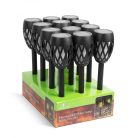 Leszúrható LED szolár - láng hatással - 8,5 x 29 (+11) cm