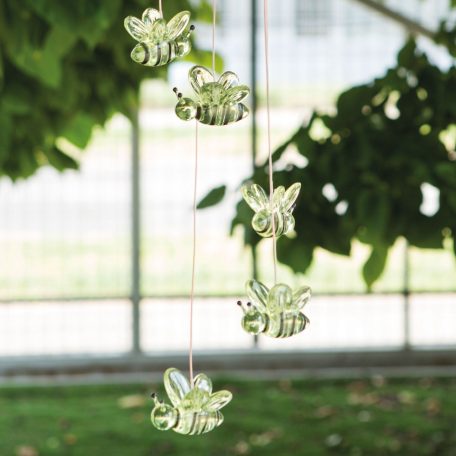 Felakasztható szolár lámpa - méhecske - RGB LED-del - 78 x 12,5 cm