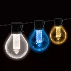   Smart szolár fényfüzér - 15 db fehér LED - állítható színhőmérséklet - 7,5 m - bluetooth