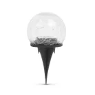 Leszúrható szolár üveggömb - 10 cm - 10 melegfehér LED