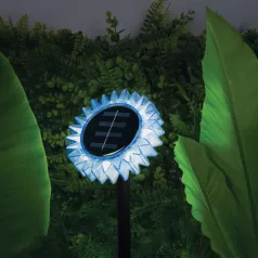   Szolár napraforgó - kék - leszúrható / felakasztható - 13 x 6,5 x 35 cm