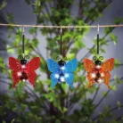 Szolár lámpa - leszúrható / függeszthető - pillangó - többféle - 12 x 6 x 21,5 cm - 4 LED