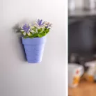 Műnövény dekoráció - mágneses - cserepes - 6 x 10 cm - 5 féle