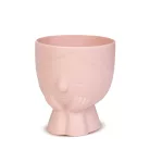 Dekorációs kaspó - arc - 9 x 10 cm - 5 féle