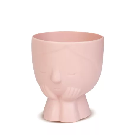 Dekorációs kaspó - arc - 9 x 10 cm - 5 féle