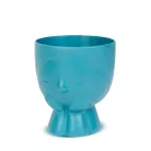 Dekorációs kaspó - arc - 9 x 10 cm - 5 féle