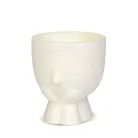 Dekorációs kaspó - arc - 9 x 10 cm - 5 féle