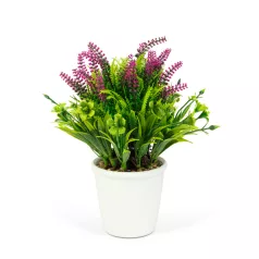 Műnövény dekoráció - levendula - 20 x 8 cm