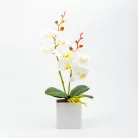Műnövény dekoráció - orchidea - 3 féle - 37 cm