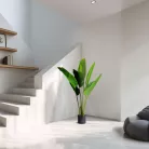 Műnövény dekoráció - banánlevél fa - zöld - 1,2 m