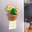 Műnövény dekoráció - mágneses - többféle - 7 x 4,7 x 4,7 cm