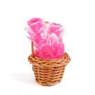 Műnövény dekoráció - mágneses - többféle - 7 x 4,7 x 4,7 cm