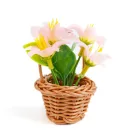 Műnövény dekoráció - mágneses - többféle - 7 x 4,7 x 4,7 cm