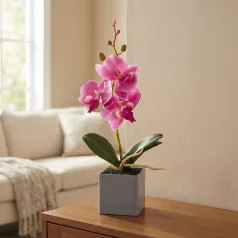 Műnövény dekoráció - orchidea - 3 féle - 29,5 cm