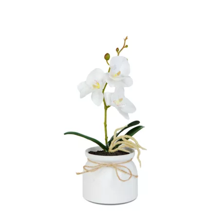 Műnövény dekoráció - orchidea - 3 féle - 32,5 cm