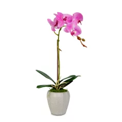 Műnövény dekoráció - orchidea - 3 féle - 45 cm