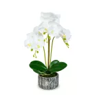Műnövény dekoráció - orchidea - 2 féle - 53 cm
