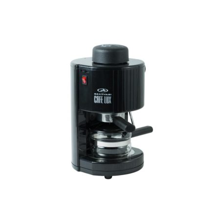 Szarvasi SZV-620 CAFE LUX kávéfőző, 800W, fekete színű, gőzcsappal, üveg kiöntő, biztonsági szelep, 304kPa nyomás