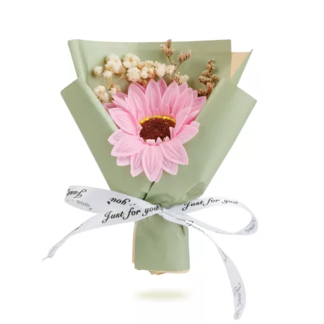 Műnövény dekoráció - napraforgó - 17 x 11 x 3 cm