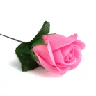 Műnövény dekoráció - rózsa - 3 szín - 5 x 5 x 30 cm