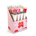 Műnövény dekoráció - rózsa - 3 szín - 5 x 5 x 30 cm