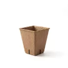 Palántanevelő cserép - 6 x 6 cm - négyzet, papír - 12 db / csomag
