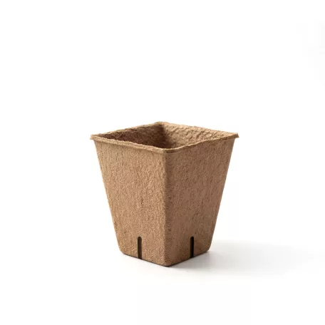 Palántanevelő cserép - 6 x 6 cm - négyzet, papír - 12 db / csomag