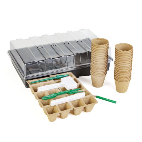 Palántanevelő készlet - 66 db-os - 35,4 x 23,7 x 6,1 cm