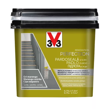 V33 Felújító Padló festék 0,75L, Marengo szürke