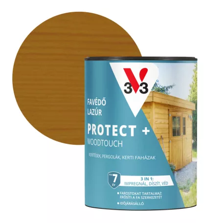 V33 Impregnáló falazúr 0,7L, Arany tölgy