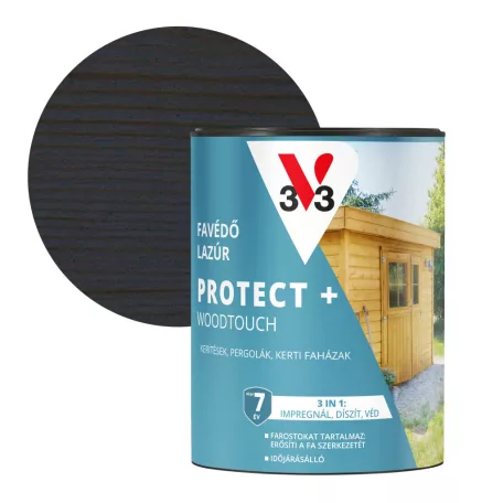 V33 Impregnáló falazúr 0,7L, félig áttetsző, Antracit