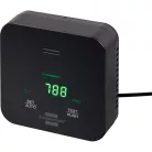 CO2 mérő C2M L 4050 / CO2 közlekedési lámpa a levegő minőségének figyelésére (kijelzővel és hangjelzéssel, integrált akkumulátorral, akár 12 óra üzemidő)