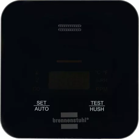 CO2 mérő C2M L 4050 / CO2 közlekedési lámpa a levegő minőségének figyelésére (kijelzővel és hangjelzéssel, integrált akkumulátorral, akár 12 óra üzemidő)