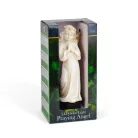 Szolár angyalka - imádkozó - 1 melegfehér LED - műgyanta - 49 x 11 x 6,5 cm