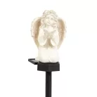 Szolár angyalka - pillangó - 1 melegfehér LED - műgyanta - 42 x 11 x 6,5 cm