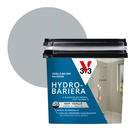 V33 vízálló beltéri falfesték 0,75L, Sarkvidéki köd