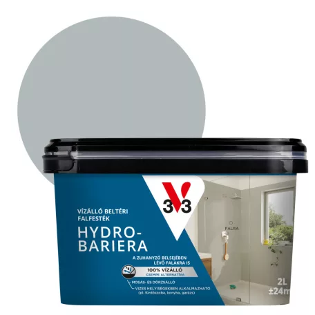 V33 vízálló beltéri falfesték 2L, Sarkvidéki köd