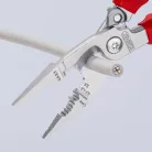 Villanyszerelői fogó kábelcsípőfogóval VDE;0.7...1.5 mm² 200 mm