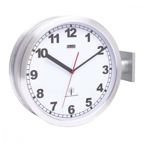 Rádió-Távirányítású Falióra 38 cm Analóg Bronz/Fehér