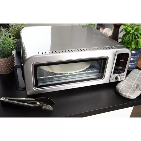 Légsütő / pizzasütő, 15 funkció, 18L rozsdamentes acél 2000W