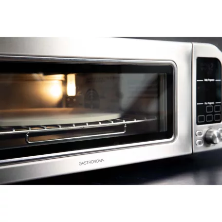 Légsütő / pizzasütő, 15 funkció, 18L rozsdamentes acél 2000W