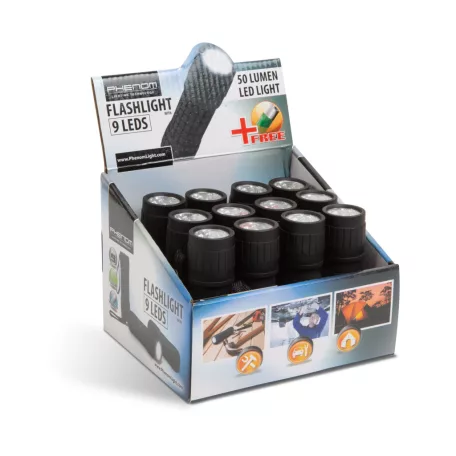 LED-es elemlámpa - 9 LED - 9,7 cm