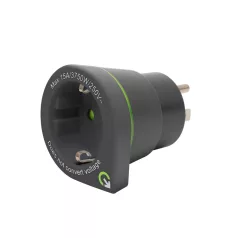   Q2POWER 1.200110-TH utazóadapter  Europe to USA”, bemeneti feszültség: 100-250 V, teljesítmény: 100 V - 1500 W / 250 V - 3750 W"