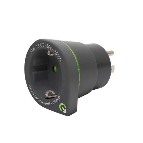 Q2POWER 1.200110-TH utazóadapter  Europe to USA”, bemeneti feszültség: 100-250 V, teljesítmény: 100 V - 1500 W / 250 V - 3750 W"