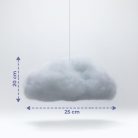 Varázs felhő lámpa - 16 RGB LED - 3 x AAA - 25 x 20 x 15 cm